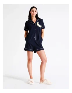 SOHO Sleeping Cats Onesie In Navy -SOHO Shop 929542420 3 720x928
