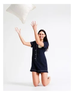 SOHO Sleeping Cats Onesie In Navy -SOHO Shop 929542420 5 720x928