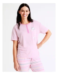 SOHO Sleep Top In Pink