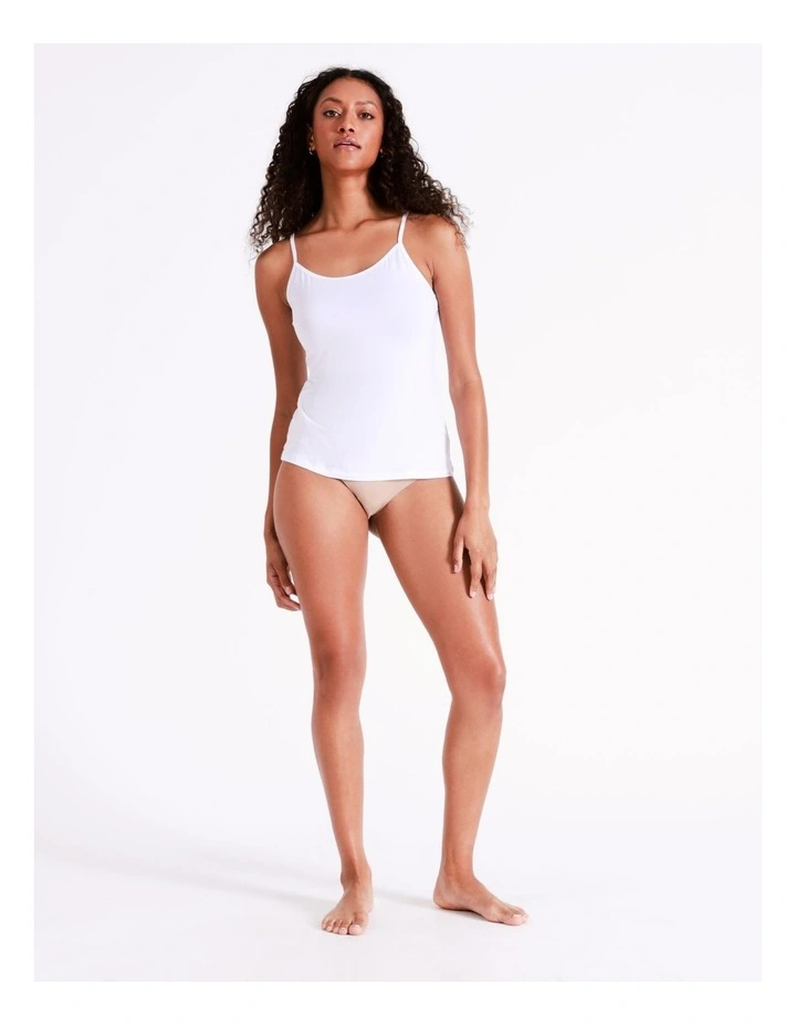 SOHO Modal Camisole In White 2 SOHO Modal Camisole In White - Image 2
