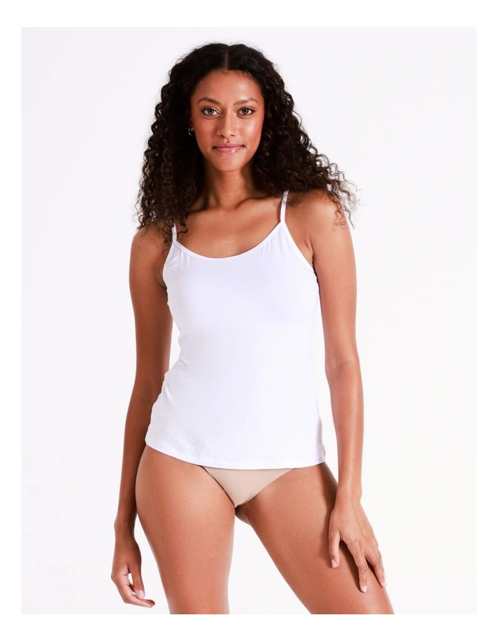 SOHO Modal Camisole In White 5 SOHO Modal Camisole In White - Image 5