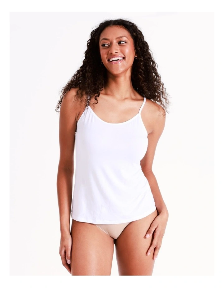 SOHO Modal Camisole In White 7 SOHO Modal Camisole In White - Image 7