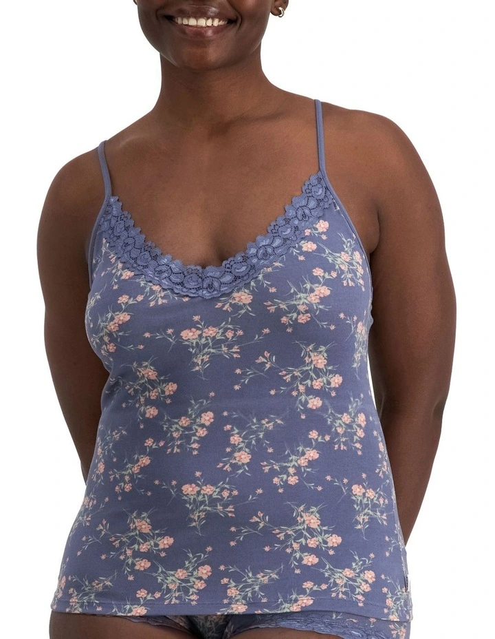 Jockey Parisienne Cotton Cami In Betsy Blue 1 Jockey Parisienne Cotton Cami In Betsy Blue