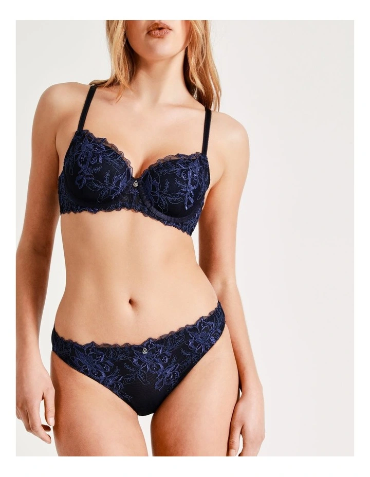 Chloe & Lola Nancy Bikini Brief In Blue 2 Chloe & Lola Nancy Bikini Brief In Blue - Image 2