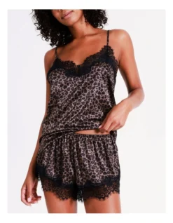 Chloe & Lola Rosanna Sleep Short In Brown -SOHO Shop 936965980 970457680 4 720x928