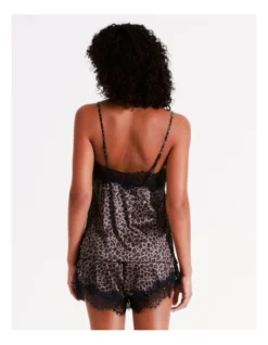 Chloe & Lola Rosanna Sleep Short In Brown -SOHO Shop 936965980 970457680 6 720x928