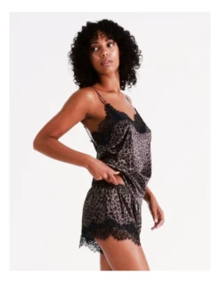 Chloe & Lola Rosanna Sleep Short In Brown -SOHO Shop 936965980 970457680 7 720x928