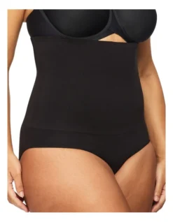 Bamboo Essentials High Waisted Brief In Black -SOHO Shop 938608300 938612620 7 720x928