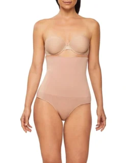 Bamboo Essentials High Waisted Brief In Rose Quartz