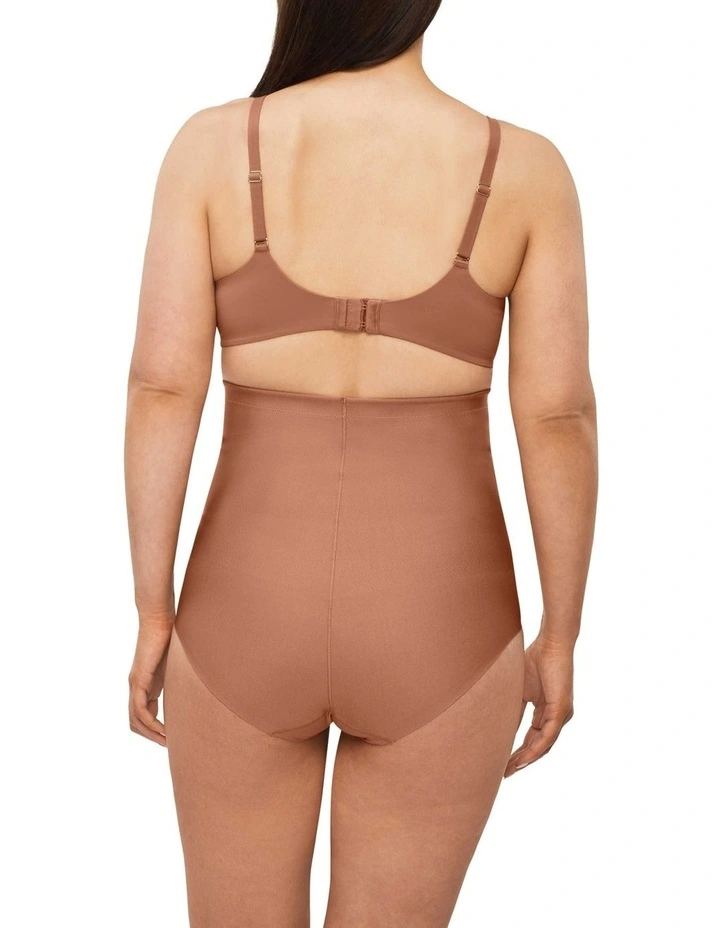 X-Factor High Waisted Brief In Cocoa 3 X-Factor High Waisted Brief In Cocoa - Image 3
