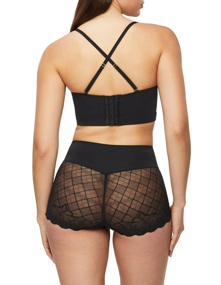 Harlequin Strapless Bustier In Black 6 Harlequin Strapless Bustier In Black - Image 6