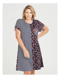 Bamboo Spliced Dogs Nightie Print -SOHO Shop 938846530 3 720x928