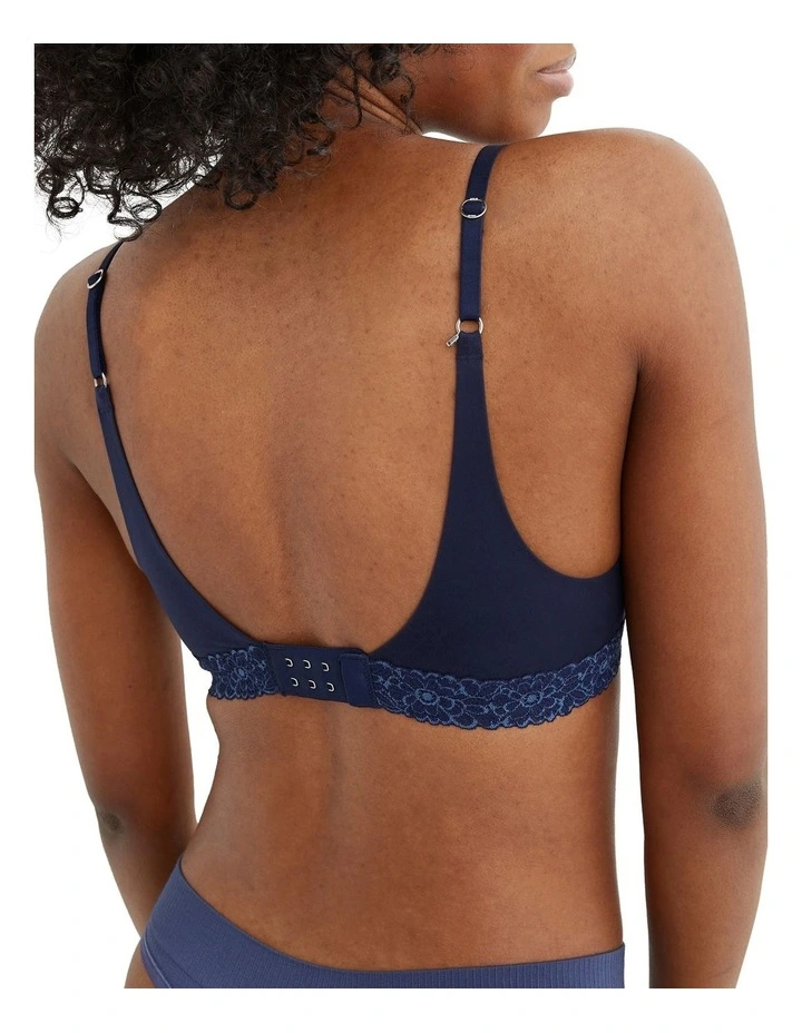 Aerie Real Sunnie Full Coverage Lightly Lined Blossom Lace Bra In Navy 2 Aerie Real Sunnie Full Coverage Lightly Lined Blossom Lace Bra In Navy - Image 2
