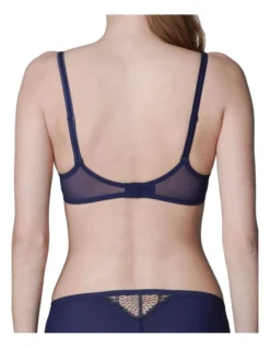 Simone Perele Reflet Full Cup Plunge Bra In Midnight -SOHO Shop 943443190 4 1 720x928