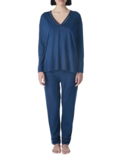 Simone Perele Brume Long Sleeve Top Blue
