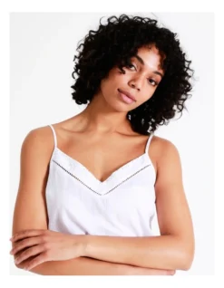 Chloe & Lola Seersucker Cami In White -SOHO Shop 943552810 4 720x928