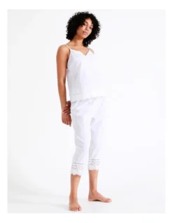 Chloe & Lola Seersucker Cami In White -SOHO Shop 943552810 5 720x928