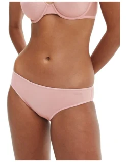 Calvin Klein Sheer Marquisette Bikini Brief In Pink