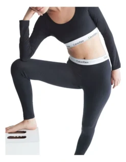 Calvin Klein Modern Cotton Lounge Legging In Black -SOHO Shop 945688240 945800290 4 720x928