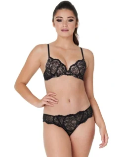 Nikita Push-Up Plunge Bra In Black