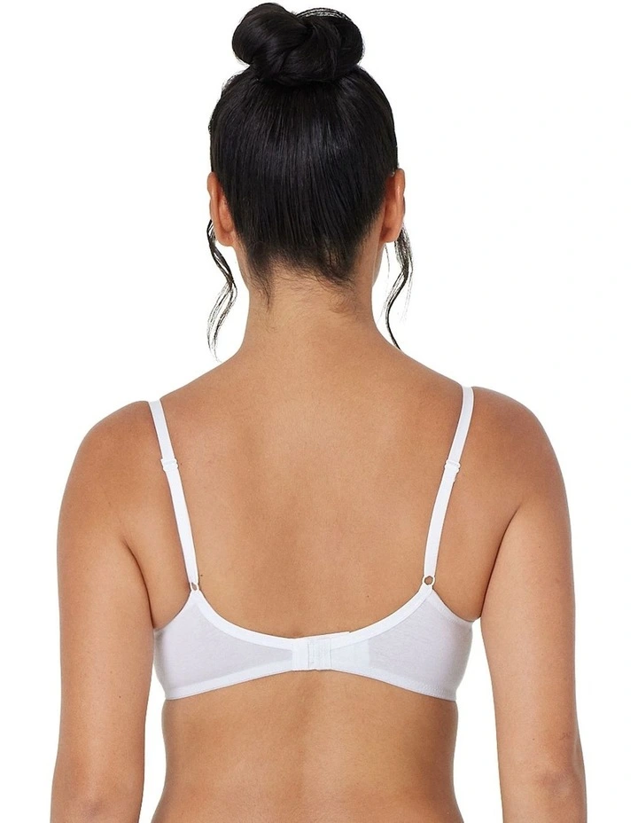 Embrace Full Coverage Contour Bra In White 3 Embrace Full Coverage Contour Bra In White - Image 3