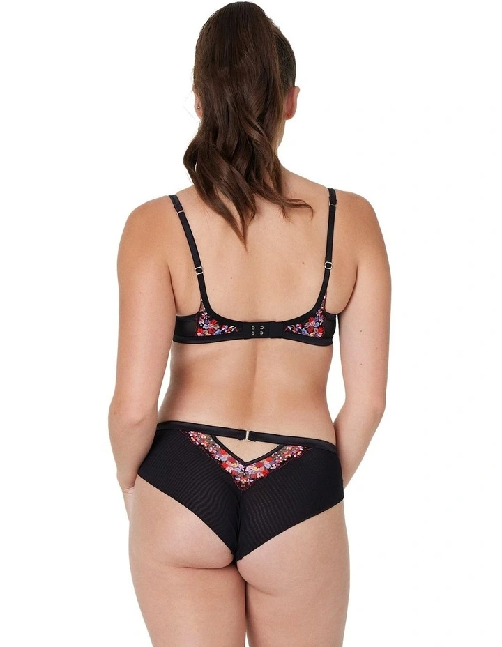 Botanica Brazilian Brief In Floral Print/Black 5 Botanica Brazilian Brief In Floral Print/Black - Image 5