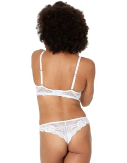 My Fit Lace Thong In White 5 My Fit Lace Thong In White -SOHO Shop 953987500 3 720x928