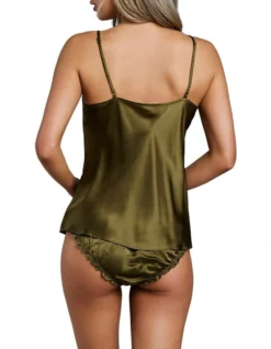 Brilliance Camisole In Dark Olive -SOHO Shop 953996860 3 720x928