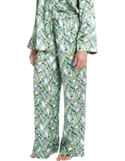 Heloise Silk Pyjama Pant In Ivory Multi