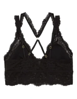 Aerie Fa La Lace Padded Bralette In Black -SOHO Shop 960082120 960181300 4 720x928