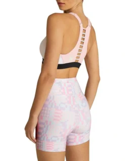 Velocity Zip Medium Impact Sports Bra In Pink -SOHO Shop 960385690 3 720x928