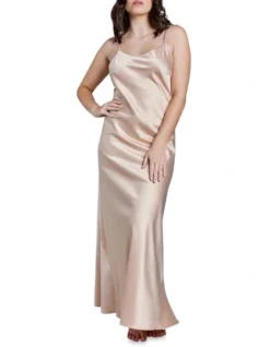 Eve Full Length Slip In Soft Gold