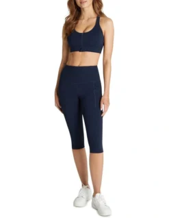 Lovechild Adjustable Zip Medium Impact Sports Bra In Navy 9 Lovechild Adjustable Zip Medium Impact Sports Bra In Navy -SOHO Shop 961040350 5 720x928