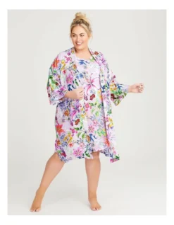 Bamboo Floral Garden Nightie Print -SOHO Shop 963517870 3 720x928