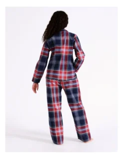 SOHO Flannelette Pyjama Set In Navy Tartan 12 SOHO Flannelette Pyjama Set In Navy Tartan -SOHO Shop 966003760 6 720x928