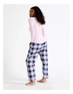 SOHO Henley Rib Long Sleeve Top In Pink -SOHO Shop 966005020 6 720x928