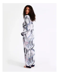 SOHO Jada Viscose Long Sleeve PJ Set In Scarf Print 12 SOHO Jada Viscose Long Sleeve PJ Set In Scarf Print -SOHO Shop 967375450 6 720x928