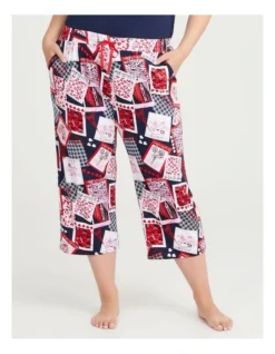 Bamboo Polaroid Pyjama Pant In Multi