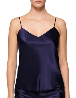 Simone Perele Dream Silk Camisole In Midnight -SOHO Shop 970774120 3 720x928