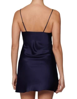 Simone Perele Dream Silk Chemise In Blue 7 Simone Perele Dream Silk Chemise In Blue -SOHO Shop 970774210 4 720x928