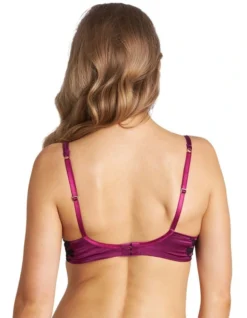 Sensuale Push-Up Plunge Bra In Raspberry Radiance/Black -SOHO Shop 977096800 3 720x928