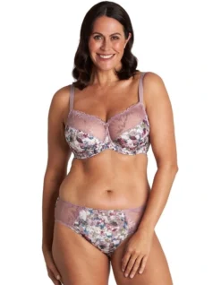 Thoughtful Boy Leg Brief In Elderberry Floral Print