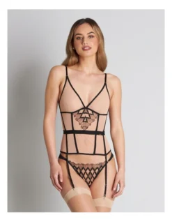 Suit Yourself Corset In Black/Tuscany -SOHO Shop 977183740 4 720x928