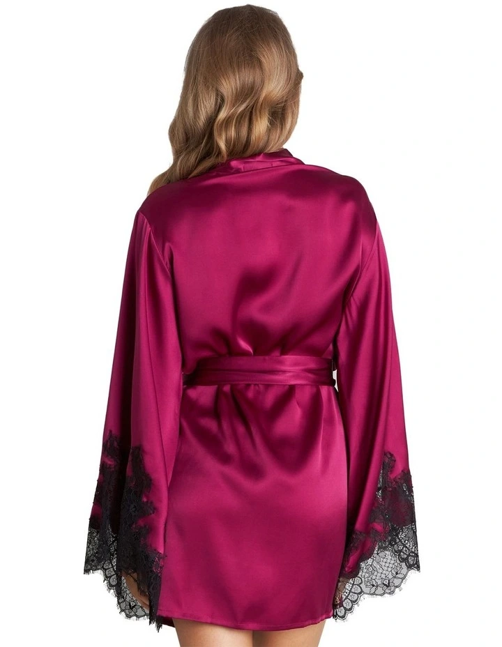 Sensuale Robe In Raspberry Radiance/Black 3 Sensuale Robe In Raspberry Radiance/Black - Image 3