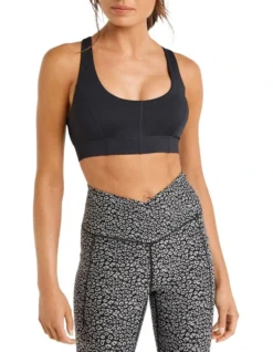 Energise Medium Impact Sports Bra In Black