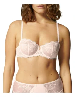 Simone Perele Reve Half Cup Bra In Pink