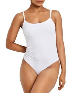 KAYSER Clean Cut Modal Bodysuit In White