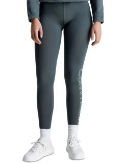 Calvin Klein Full Length Tight In Grey