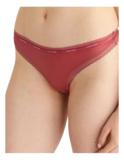 Calvin Klein Bottom's Up Refresh Thong In Pink -SOHO Shop 991765900 3 720x928